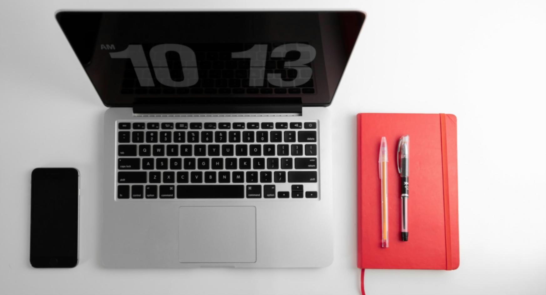 Financial planning workspace with budget documents and calculator